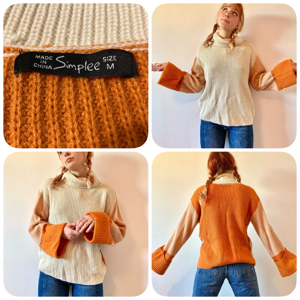 🚫SOLD🚫Chunky color block turtle neck - Picture 7 of 7